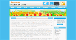 Desktop Screenshot of annuaire-de-jeux.com